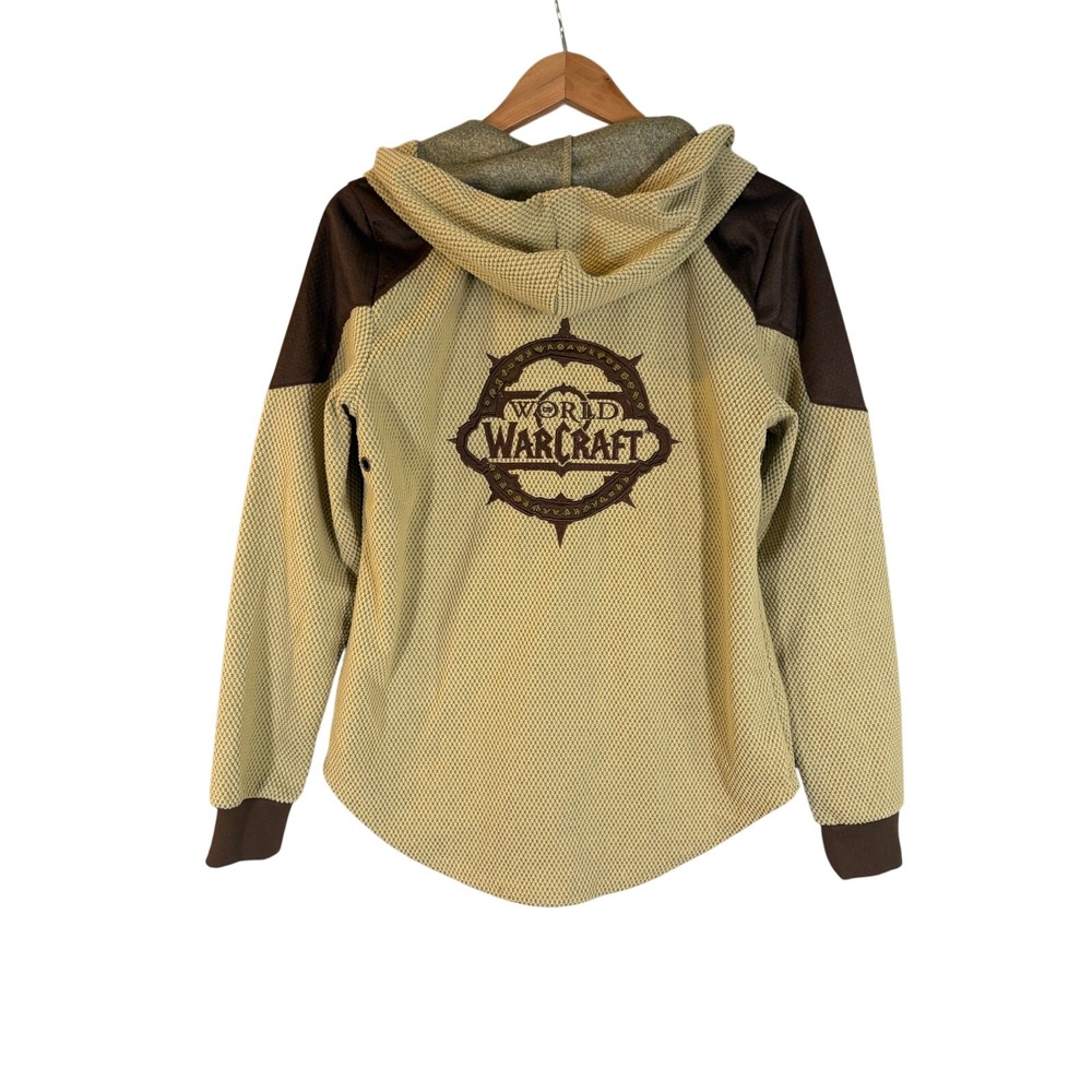 Vintage Gamer World of Warcraft Blizzard Embroidered Full Zip Hoodie Jacket M